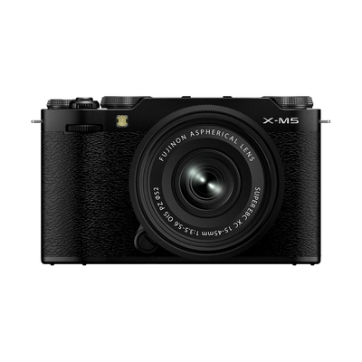 Fujifilm X-M5 Mirrorless Camera with XC 15-45mm f/3.5-5.6 Lens (Black)