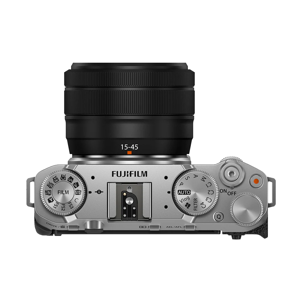 Fujifilm X-M5 Mirrorless Camera with XC 15-45mm f/3.5-5.6 Lens (Silver)