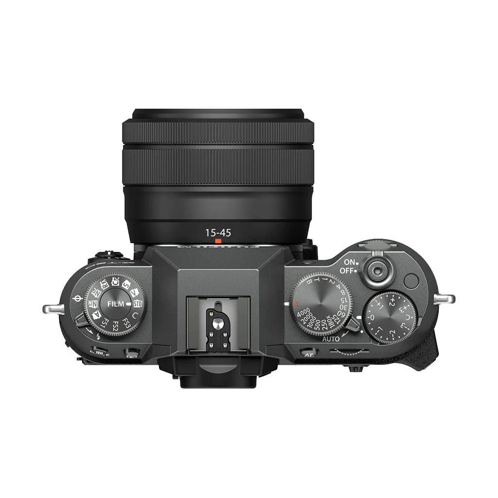 Fujifilm X-T50 Mirrorless Camera with 15-45mm f/3.5-5.6 Lens (Charcoal Silver)