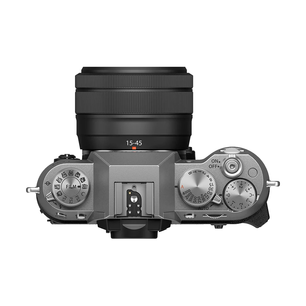 Fujifilm X-T50 Mirrorless Camera with 15-45mm f/3.5-5.6 Lens (Silver)