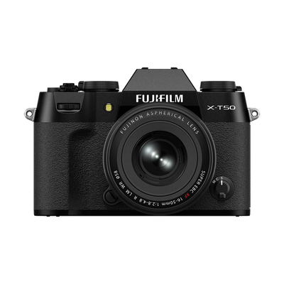 Fujifilm X-T50 Mirrorless Camera with 16-50mm Lens (Black)