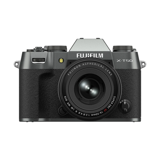 Fujifilm X-T50 Mirrorless Camera with 16-50mm Lens (Charcoal Silver)