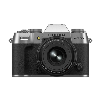 Fujifilm X-T50 Mirrorless Camera with 16-50mm Lens (Silver)