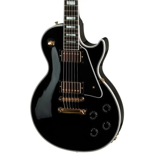 Gibson Les Paul Custom - Ebony with Ebony Fingerboard detail image 9