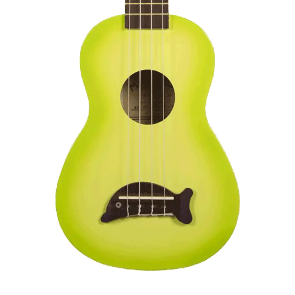 Kala MKSD Makala Dolphin Soprano Ukulele Green Apple Burst - Kala - VisionSounds South Africa