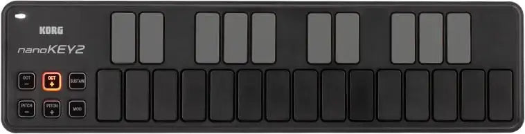 KORG NANOKEY-2  SLIM-LINE USB KEYBOARD - Korg - VisionSounds South Africa