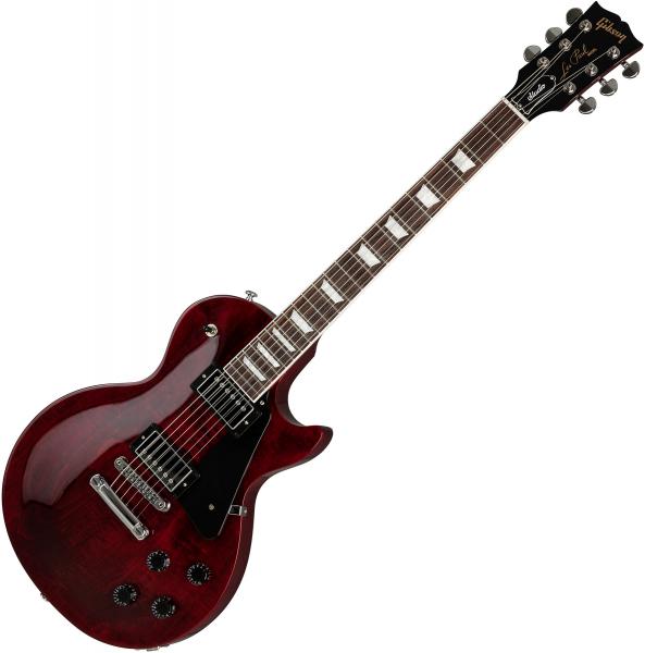 Gibson Les Paul Studio Electric Guitar - Wine Red detail image 2