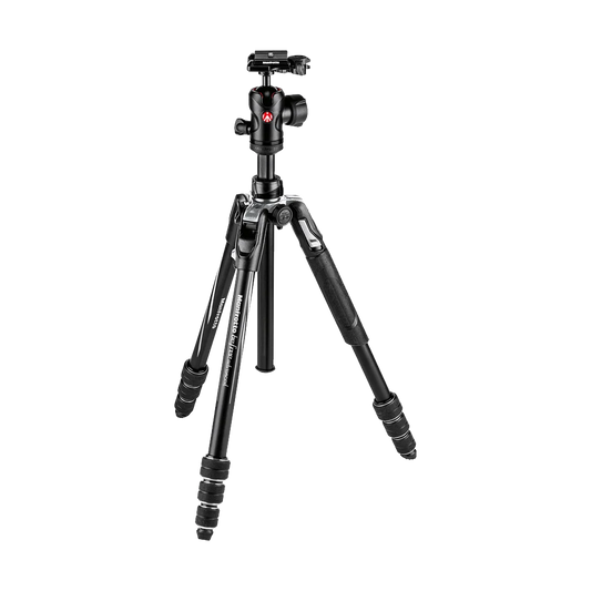 Manfrotto Befree Advanced Travel Aluminum Tripod with 494 Ball Head (Twist Locks, Black)
