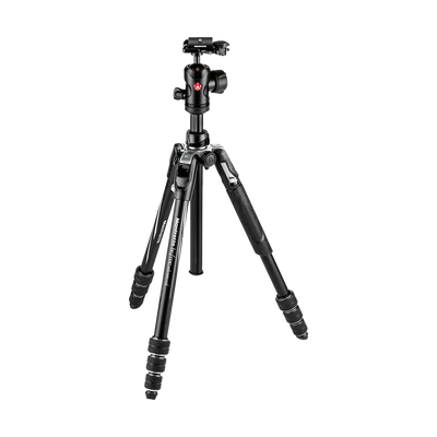 Manfrotto Befree Advanced Travel Aluminum Tripod with 494 Ball Head (Twist Locks, Black)