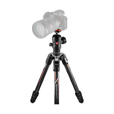 Manfrotto Befree GT Travel Carbon Fiber Tripod with 496 Ball Head for Sony a Series Cameras (Black)