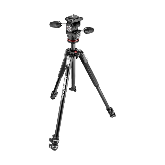 Manfrotto MK190X3-3W1 Aluminum Tripod with 804 MK II 3-Way Pan/Tilt Head