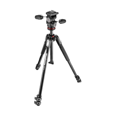 Manfrotto MK190X3-3W1 Aluminum Tripod with 804 MK II 3-Way Pan/Tilt Head