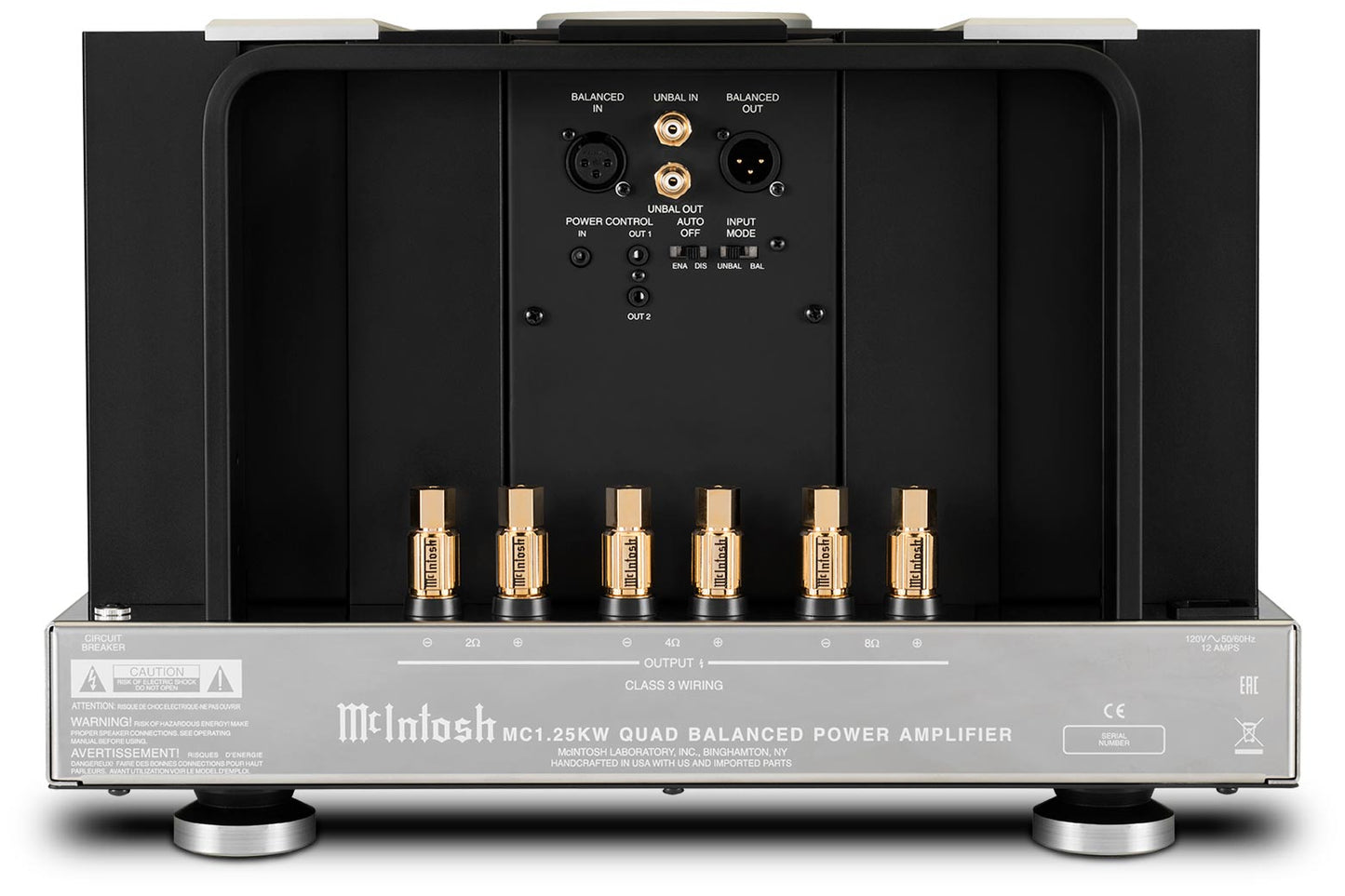 McIntosh MC1.25KW 1-Channel Solid State Amplifier - View 2