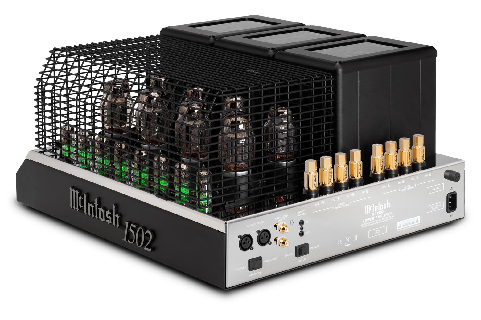 McIntosh MC1502 2-Channel Vacuum Tube Amplifier - View 2