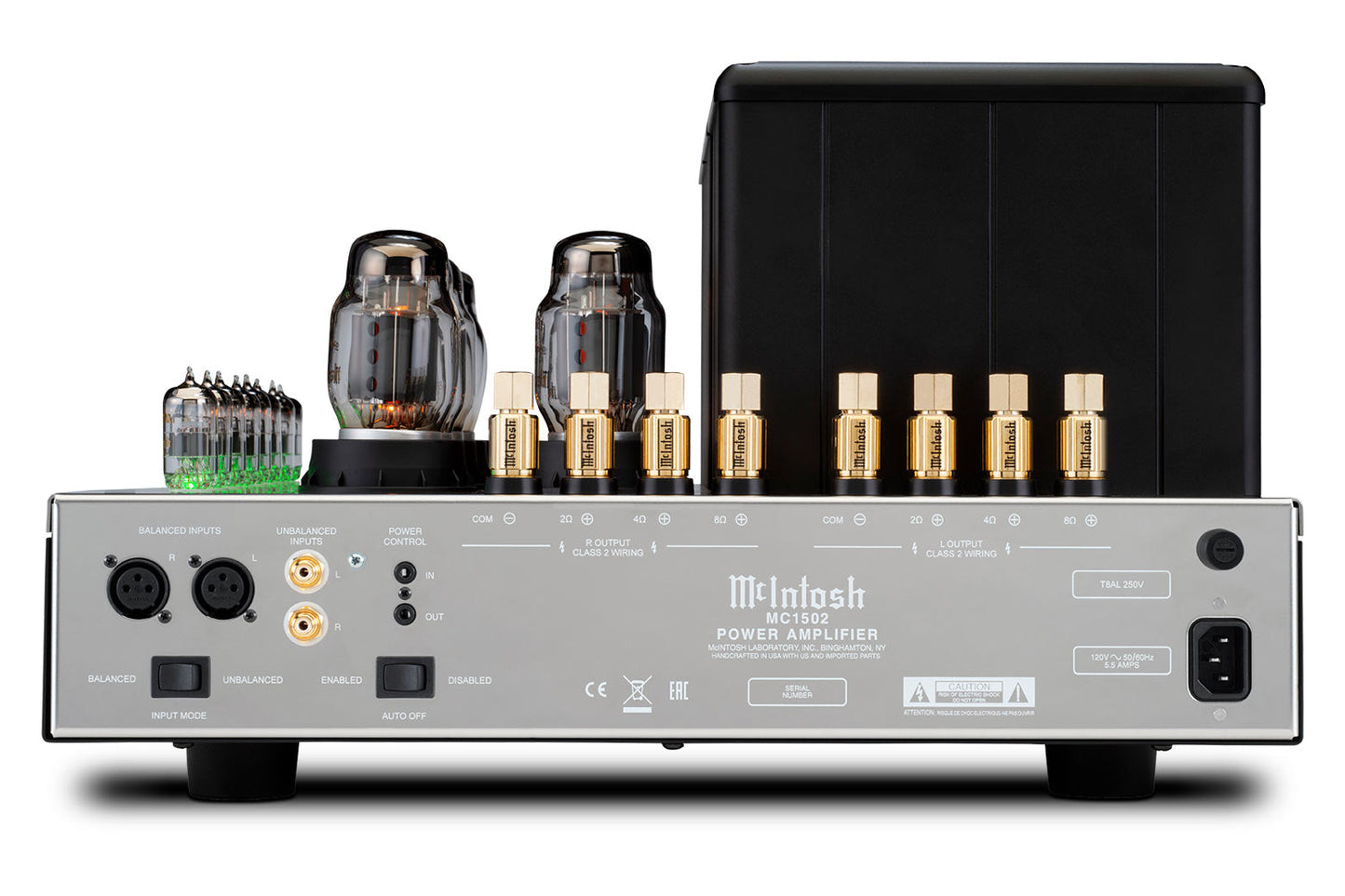 McIntosh MC1502 2-Channel Vacuum Tube Amplifier - View 4