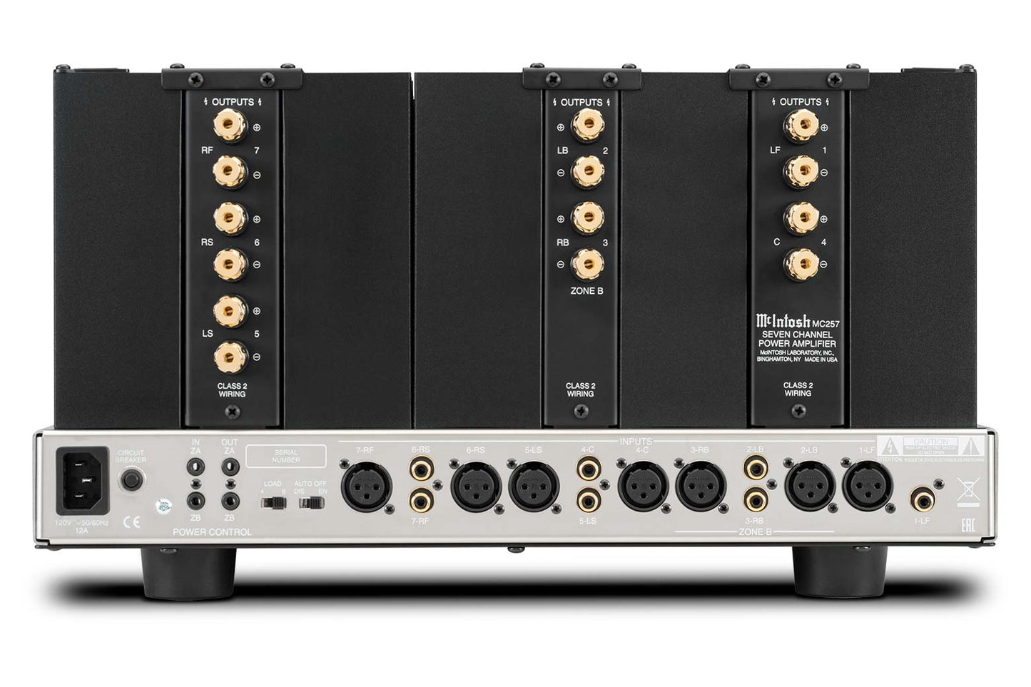 McIntosh MC257 7-Channel Solid State Amplifier - View 2