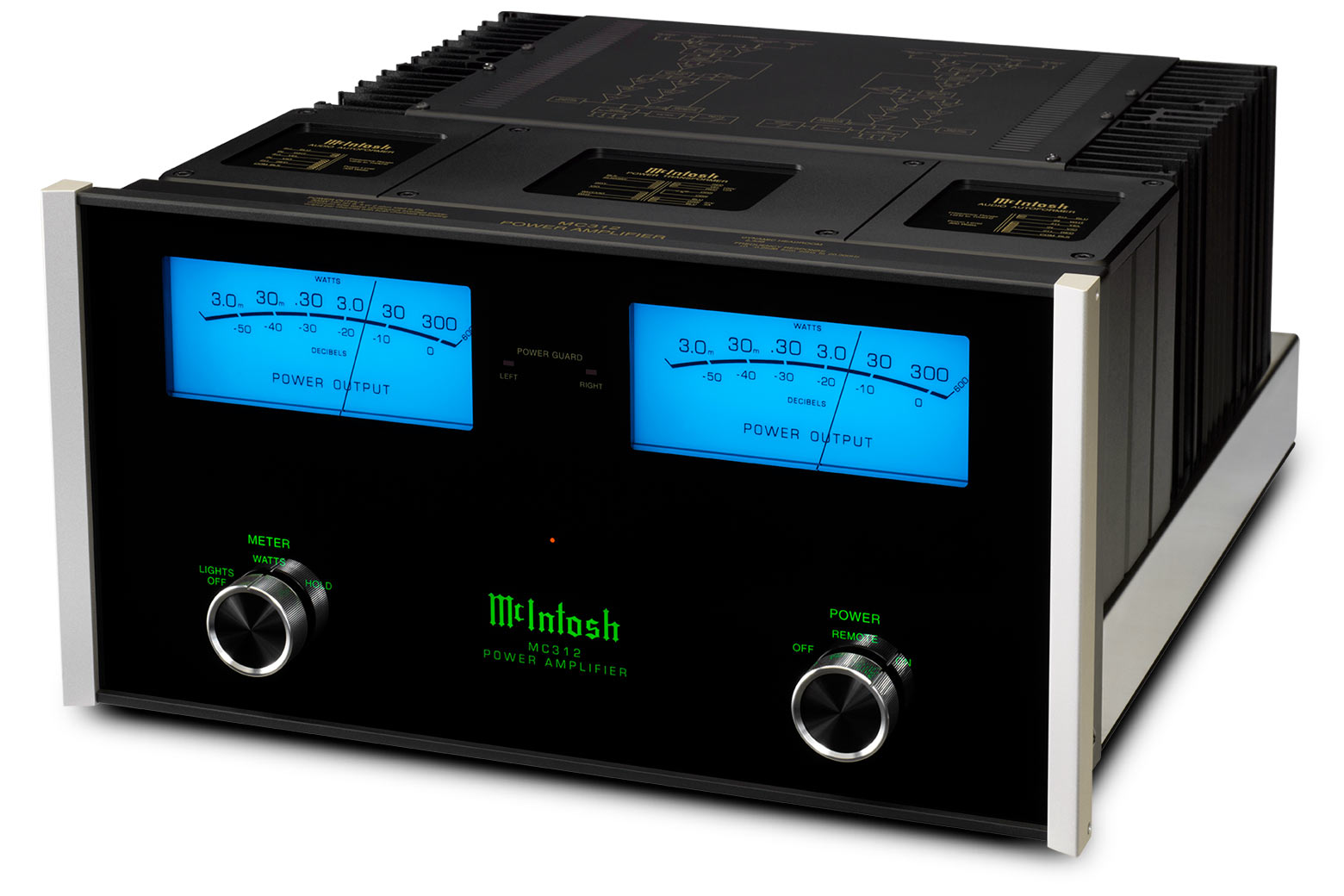 McIntosh MC312 2-Channel Solid State Amplifier - View 3