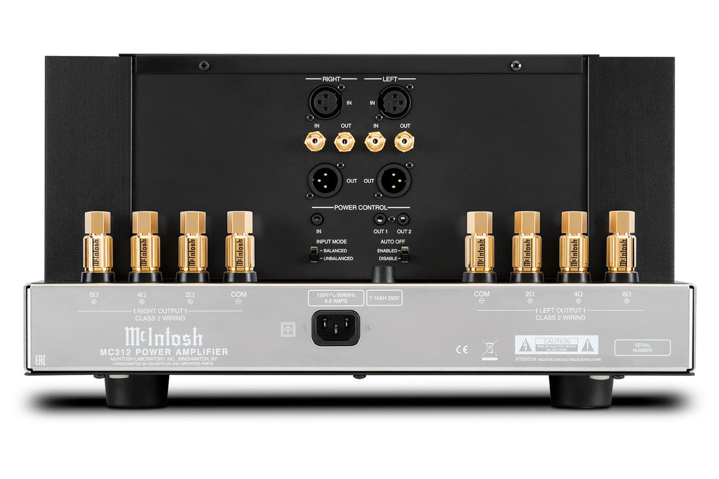 McIntosh MC312 2-Channel Solid State Amplifier - View 2
