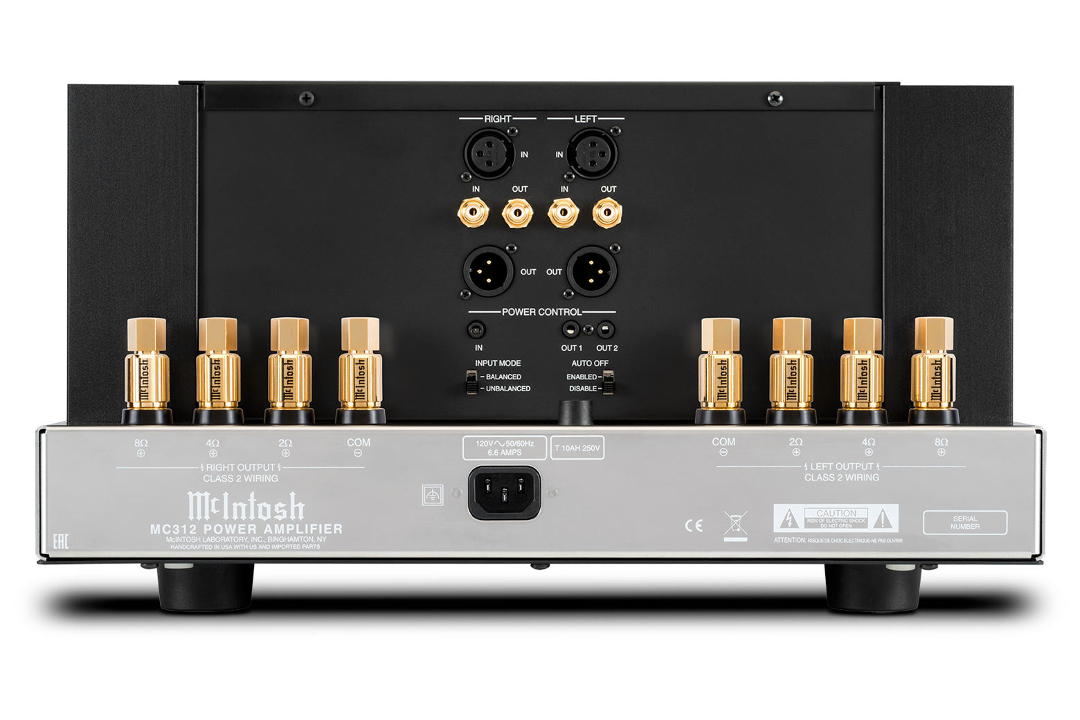 McIntosh MC312 2-Channel Solid State Amplifier - View 2