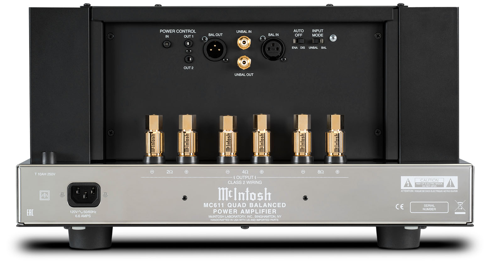 McIntosh MC611 1-Channel Solid State Amplifier - View 2