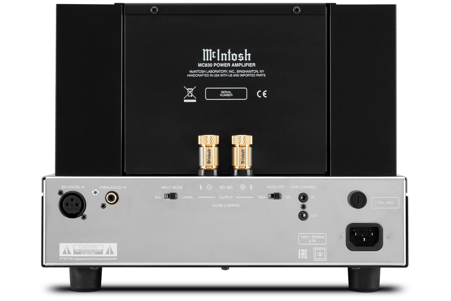 McIntosh MC830 1-Channel Solid State Amplifier - View 2