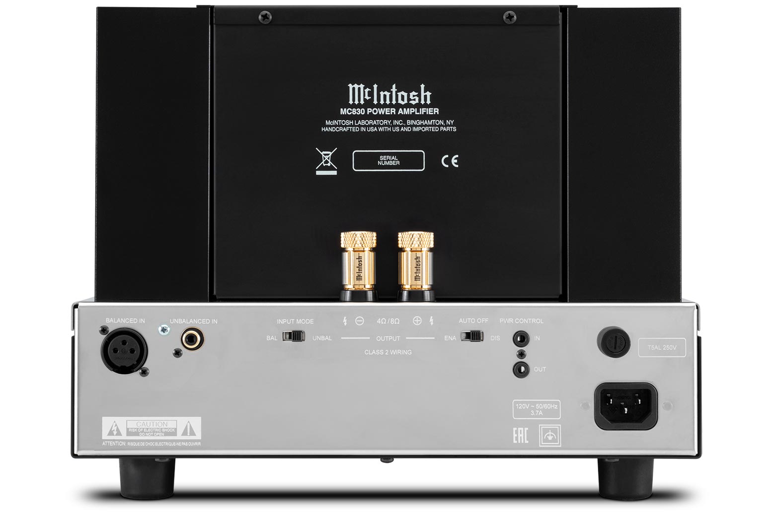 McIntosh MC830 1-Channel Solid State Amplifier - View 2