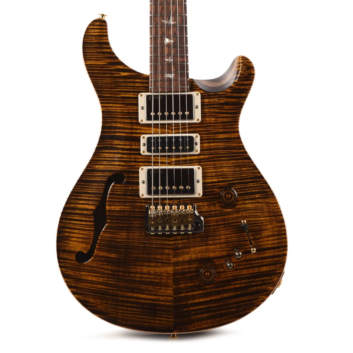 PRS 40th Anniversary Special Semi-Hollow Limited Edition Electric Guitar - Yellow Tiger product image