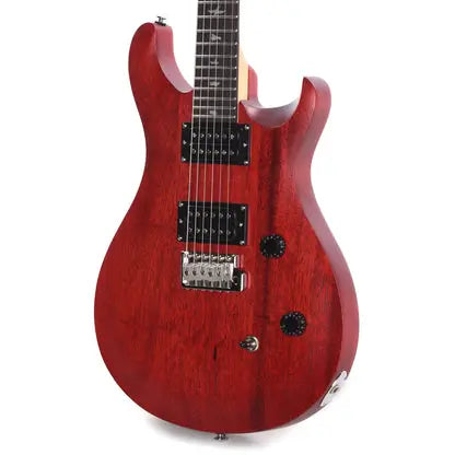 PRS SE CE24 Standard Satin Electric Guitar- Vintage Cherry Satin detail image 2