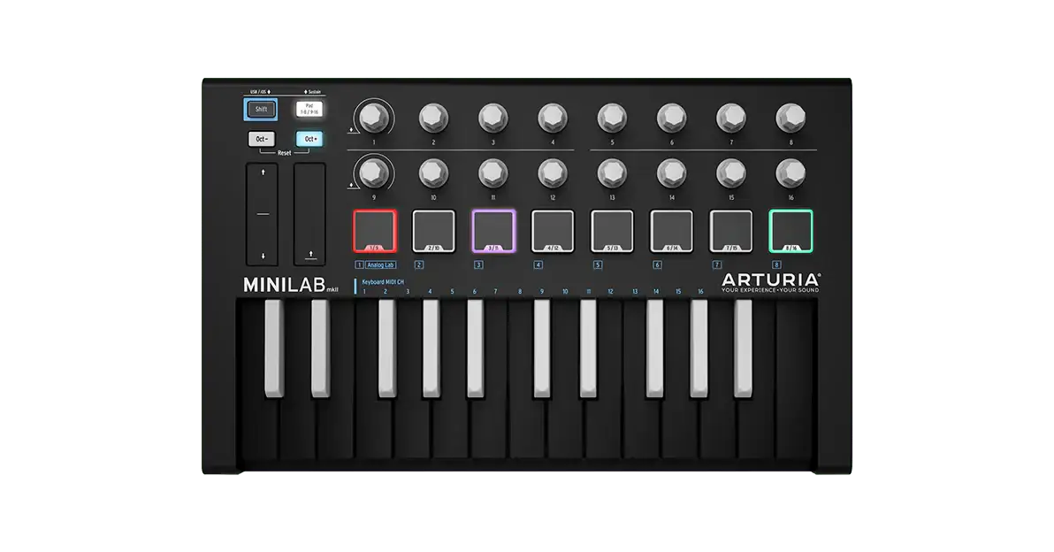 Arturia Mini Lab MKII - Arturia - VisionSounds South Africa