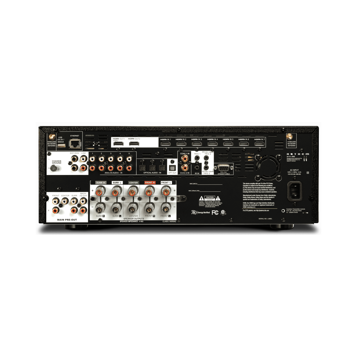 Anthem MRX 540 8K AV-Receiver - View 2