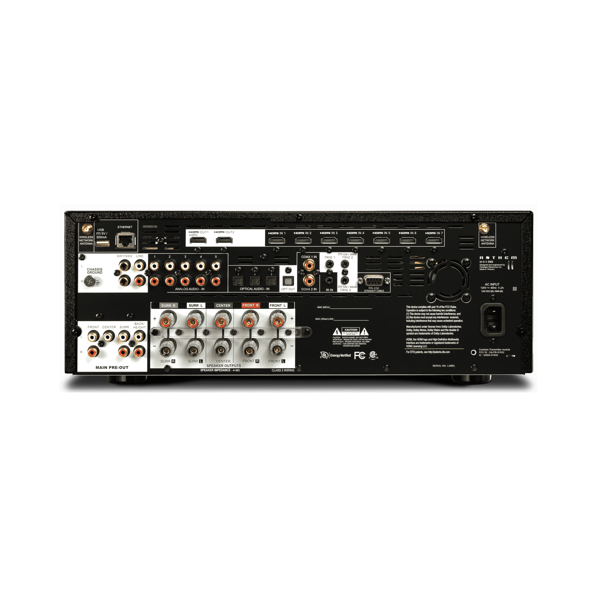 Anthem MRX 540 8K AV-Receiver - View 2