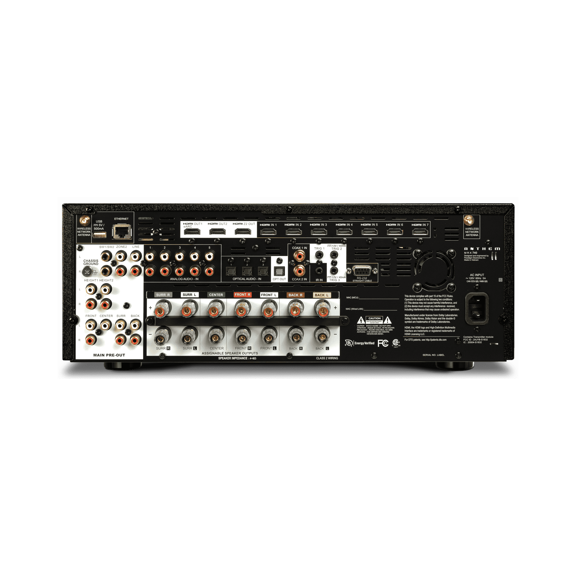 Anthem MRX 740 8K AV-Receiver - View 2