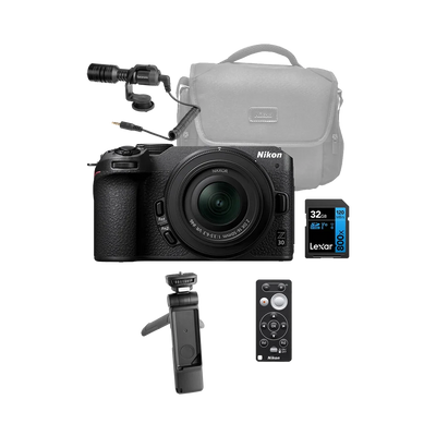 Nikon Z30 Mirrorless Camera Body with 16-50mm f3.5-6.3 Lens Streaming Kit