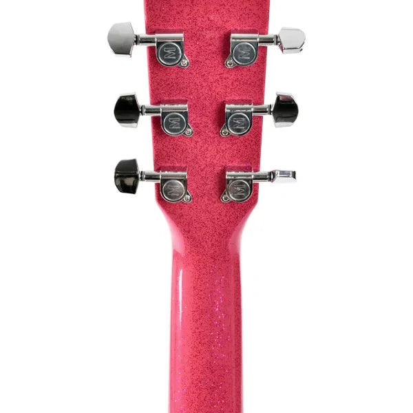 Sigma Acoustic Guitar OOOM1EMFP- Pink Sparkle detail image 10