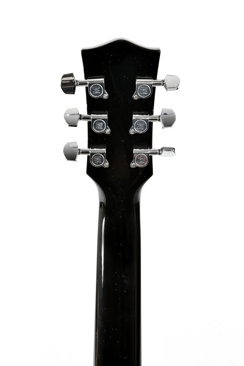 Sigma GJM-1E-MFBK Acoustic Guitar: Black Sparkle detail image 5