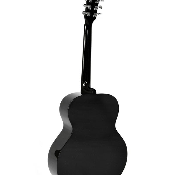 Sigma GJM-1E-MFBK Acoustic Guitar: Black Sparkle detail image 8