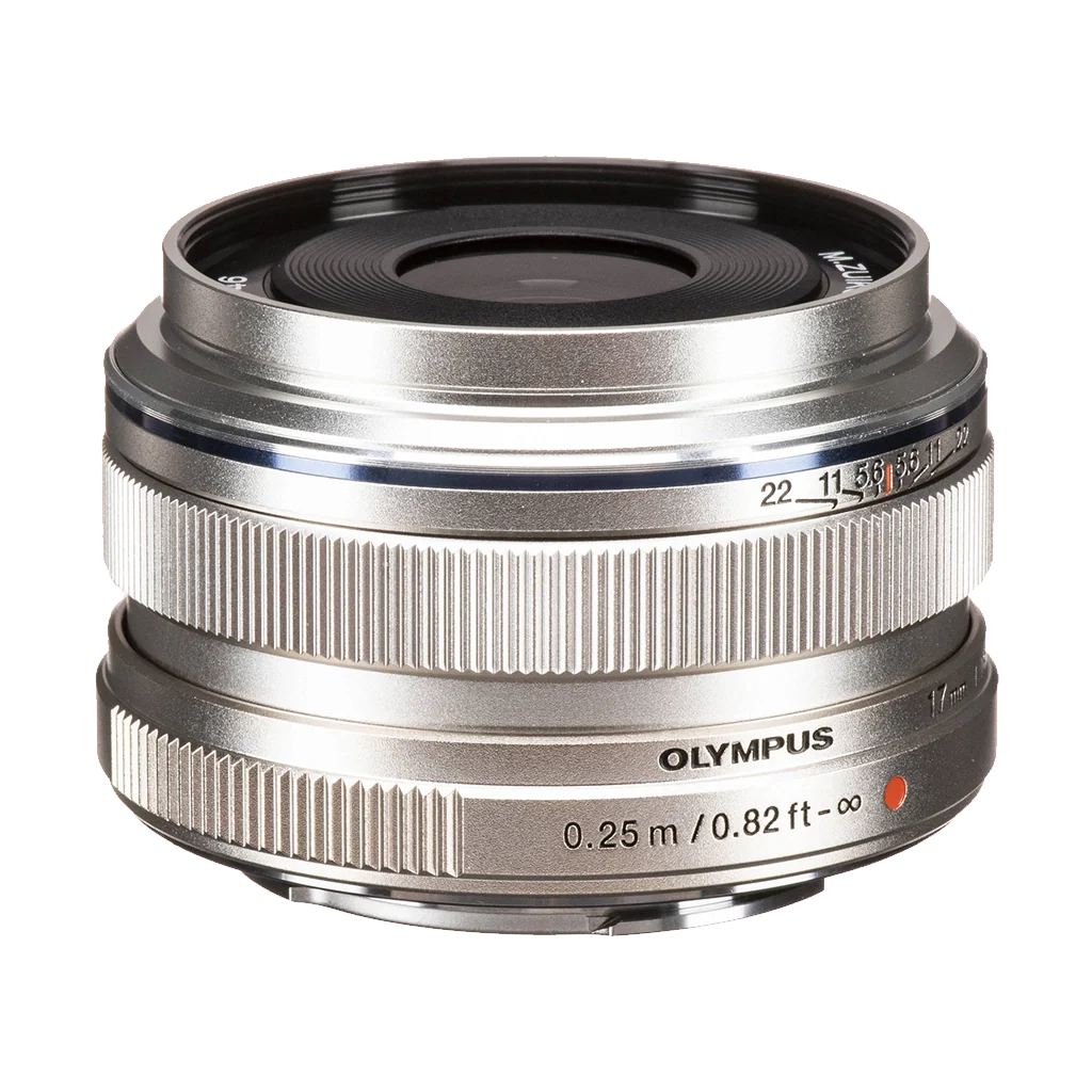 OM Systems Olympus M.Zuiko Digital 17mm f/1.8 Lens (Silver) (MFT) (Online Only. ETA 3-5 Days)