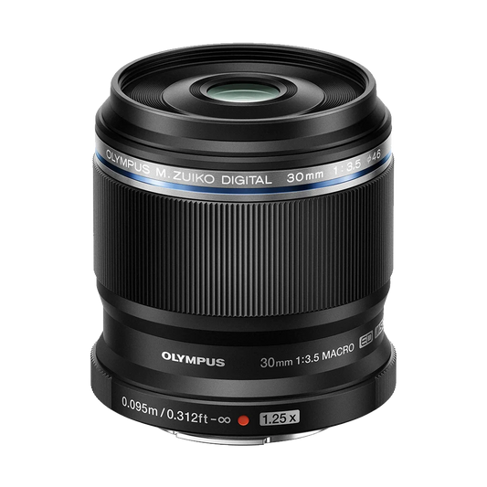 OM Systems Olympus M.Zuiko Digital 30mm f/3.5 Macro Lens (MFT) (Online Only. ETA 3-5 Days)