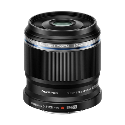 OM Systems Olympus M.Zuiko Digital 30mm f/3.5 Macro Lens (MFT) (Online Only. ETA 3-5 Days)