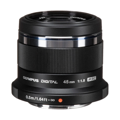 OM Systems Olympus M.Zuiko Digital 45mm f/1.8 Lens (MFT) (Online Only. ETA 3-5 Days)
