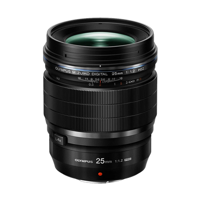 OM Systems Olympus M.Zuiko Digital ED 25mm f/1.2 PRO Lens (Online Only. ETA 3-5 Days)