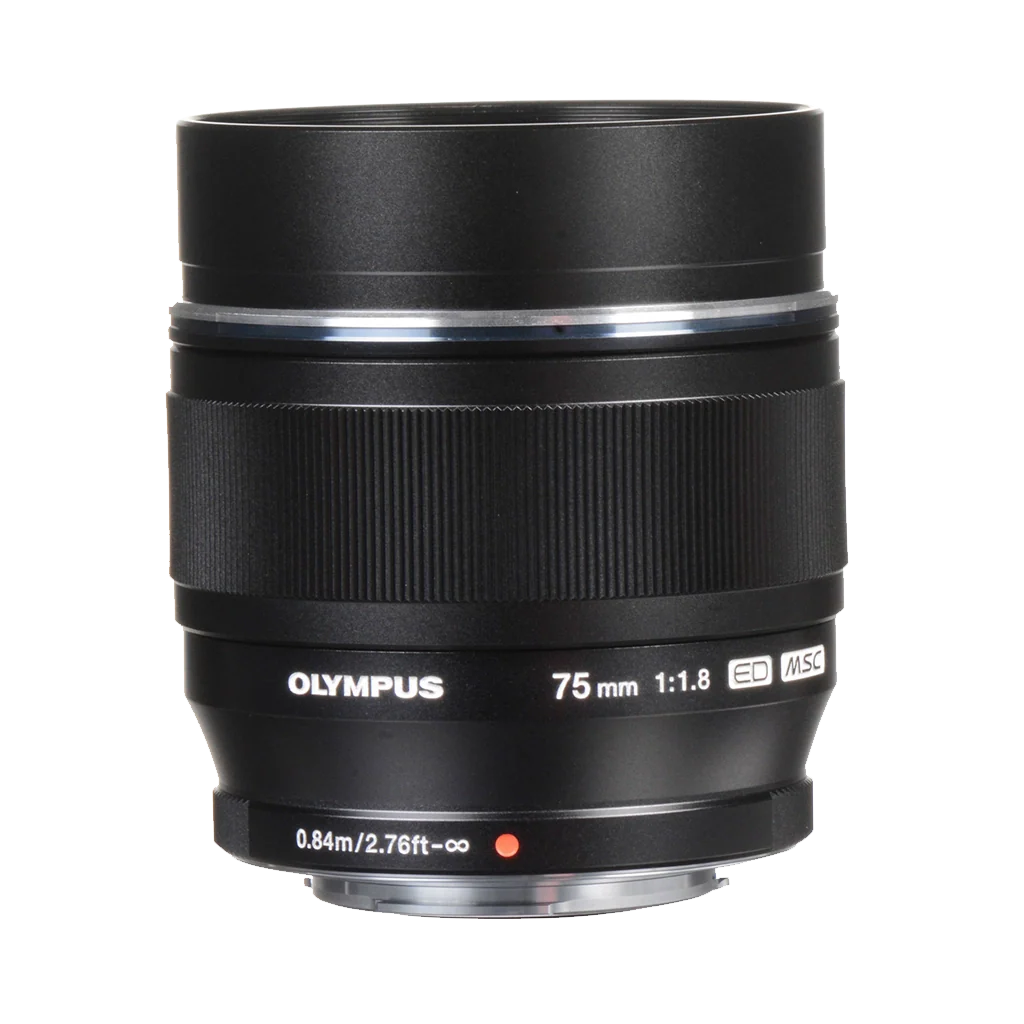 OM Systems Olympus M.Zuiko Digital ED 75mm f/1.8 Lens (Black) (MFT)