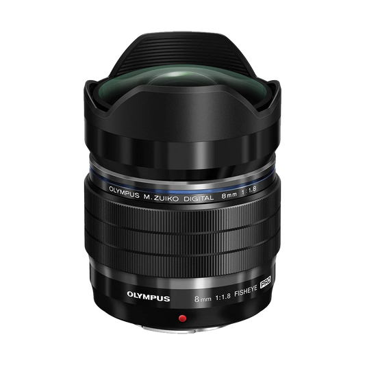 OM Systems Olympus M.Zuiko Digital ED 8mm f/1.8 Fisheye PRO Lens (MFT) (Online Only. ETA 3-5 Days)