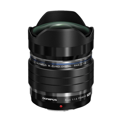 OM Systems Olympus M.Zuiko Digital ED 8mm f/1.8 Fisheye PRO Lens (MFT) (Online Only. ETA 3-5 Days)
