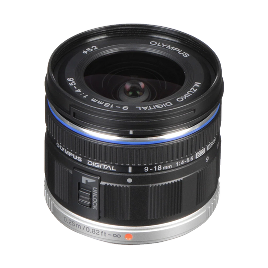 OM Systems Olympus M.Zuiko Digital ED 9-18mm f/4-5.6 Lens