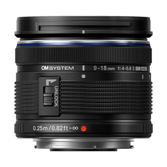 OM Systems OM SYSTEM M.Zuiko Digital ED 9-18mm f/4-5.6 II Lens (Micro Four Thirds)