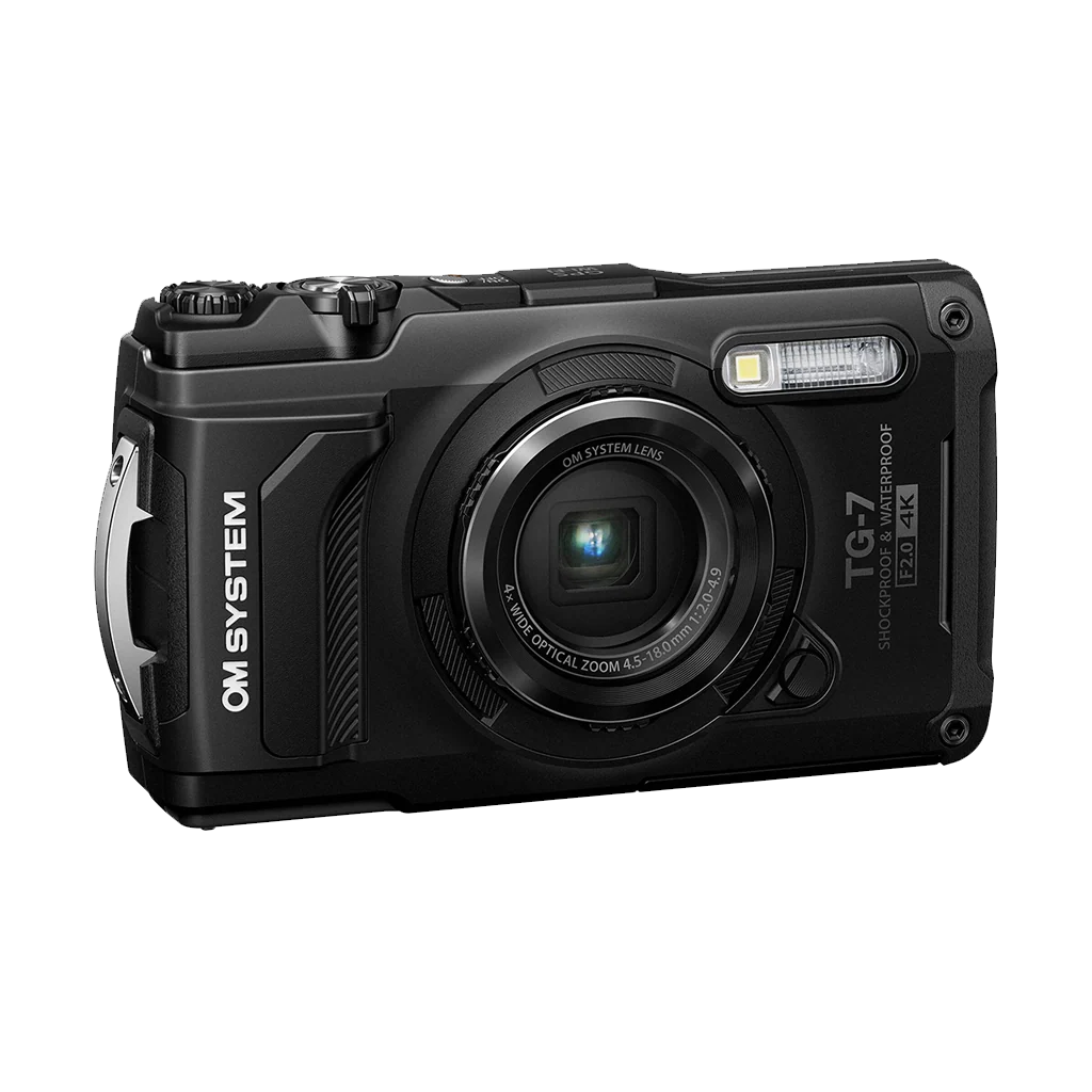 OM Systems OM SYSTEM Tough TG-7 Digital Camera (Black)
