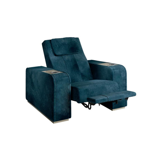 Vismara Comfort Home Cinema Chair — front three-quarter view in leather