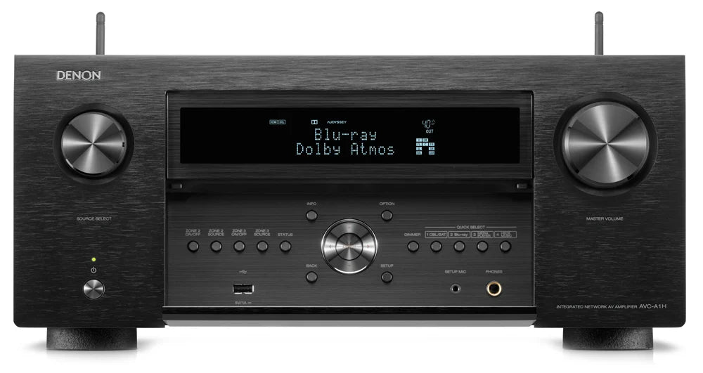 Denon AVC-A1H 15.4 Channel 8K AV Amplifier - Side Profile