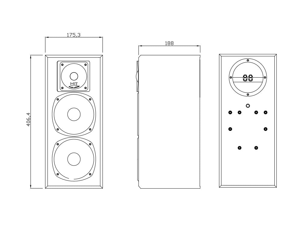 M&K LCR750C Center Speaker - Each - View 4